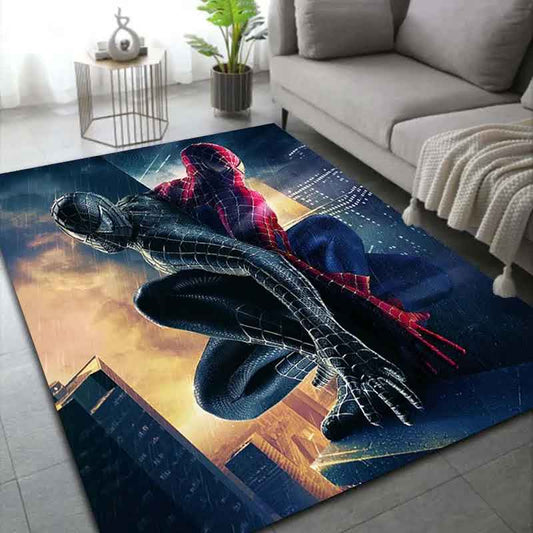 Tapis de chambre Marvel pour enfants, Spider Man